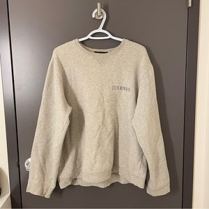 Club Monaco Grey Crewneck